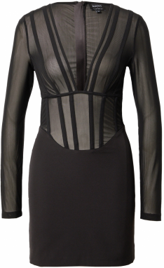 Bardot Kokteilové šaty 'RHEA'  čierna