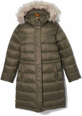 TIMBERLAND Zimný kabát  béžová / zelená
