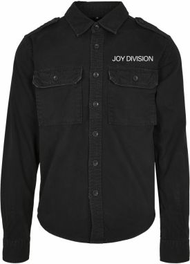 Merchcode Košeľa 'Joy Division Up'  čierna / biela