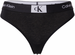 Calvin Klein Underwear Tangá  svetlosivá / čierna