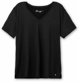 SHEEGO Funkčné tričko  čierna / strieborná / biela