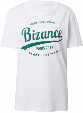 Bizance Paris Tričko 'THOMAS'  zelená / biela