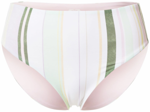 ROXY Bikinové nohavičky 'Sea & Waves'  zelená / broskyňová / pastelovo ružová / biela