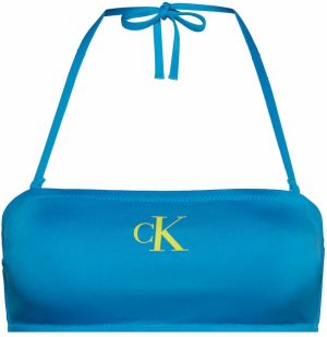 Calvin Klein Swimwear Bikinový top  modrozelená / žltá