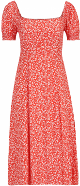 Forever New Petite Letné šaty 'Brianna'  červená / šedobiela