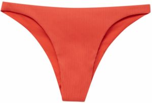 Pull&Bear Bikinové nohavičky  oranžovo červená