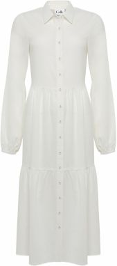 Calli Košeľové šaty 'KYRA'  biela