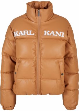 Karl Kani Prechodná bunda  oranžová / biela