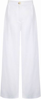 Aligne Plisované nohavice 'Hainault'  biela