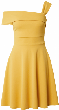 WAL G. Kokteilové šaty 'NOELLE'  žltá