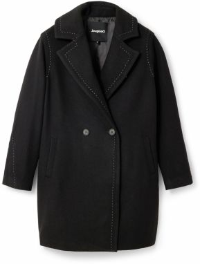 Desigual Prechodný kabát  čierna