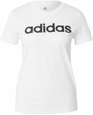 ADIDAS SPORTSWEAR Funkčné tričko 'Essentials  Logo'  čierna / biela