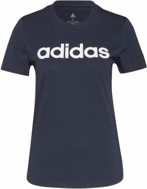 ADIDAS SPORTSWEAR Funkčné tričko 'Essentials  Logo'  námornícka modrá / biela