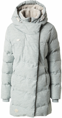Ragwear Zimný kabát 'PAVLA'  sivá / šedobiela