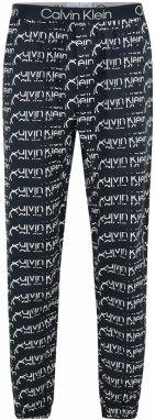 Calvin Klein Underwear Pyžamové nohavice  námornícka modrá / biela