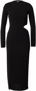 Karl Lagerfeld Kokteilové šaty  čierna