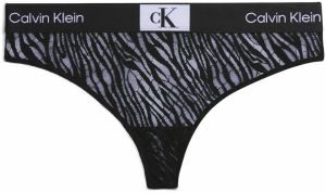 Calvin Klein Underwear Tangá  svetlosivá / čierna