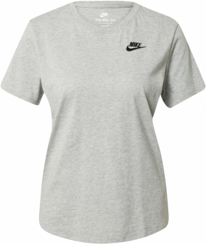 Nike Sportswear Tričko 'Club Essential'  sivá / čierna