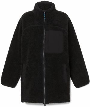 TIMBERLAND Flisová bunda  svetlobéžová / čierna