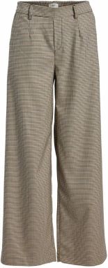 OBJECT Plisované nohavice 'LISA'  krémová / námornícka modrá / hnedá