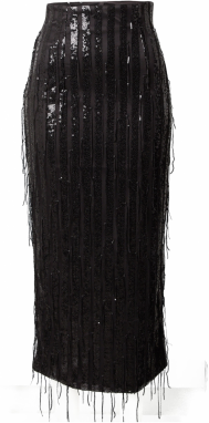 Bardot Sukňa 'CELESTIAL'  čierna