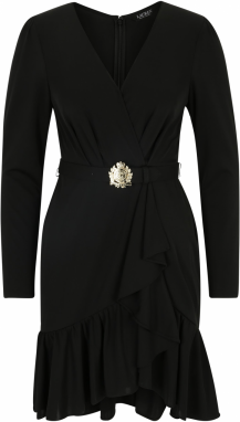 Lauren Ralph Lauren Petite Šaty 'DERRAIN'  zlatá / čierna