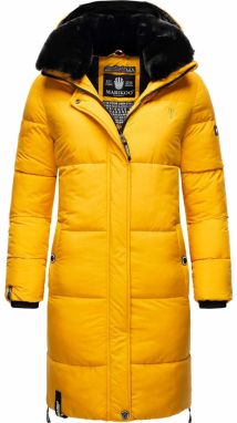 MARIKOO Zimný kabát  žltá / čierna