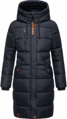 MARIKOO Zimný kabát 'Yuikoo'  námornícka modrá / oranžová