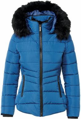 KOROSHI Zimná bunda  modrá / čierna
