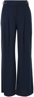 Lauren Ralph Lauren Petite Plisované nohavice 'LOVISA'  námornícka modrá / zlatá