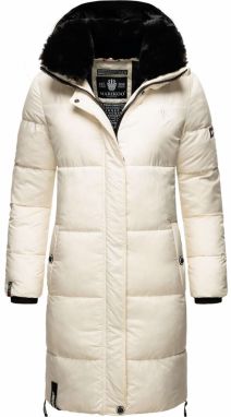MARIKOO Zimný kabát  čierna / biela