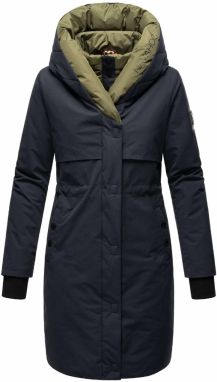 NAVAHOO Funkčný kabát 'Snowelf'  námornícka modrá / olivová / čierna