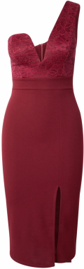 WAL G. Kokteilové šaty 'GIGI'  vínovo červená