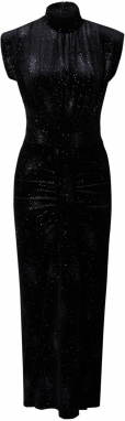 Essentiel Antwerp Kokteilové šaty 'EXOTIC'  čierna / biela