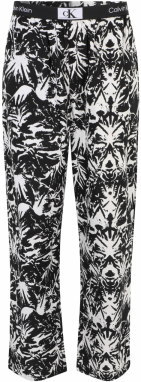 Calvin Klein Underwear Pyžamové nohavice  čierna / šedobiela