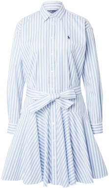 Polo Ralph Lauren Košeľové šaty  námornícka modrá / svetlomodrá / biela
