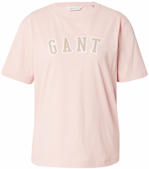 GANT Tričko  svetlohnedá / ružová / biela