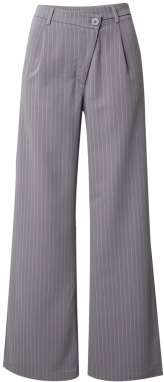 Tally Weijl Plisované nohavice  sivá / biela