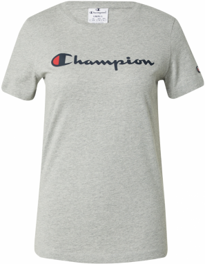 Champion Authentic Athletic Apparel Tričko  námornícka modrá / sivá melírovaná / šedobiela