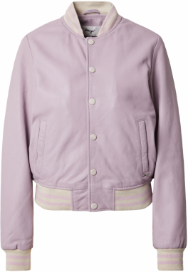 Maze Prechodná bunda  krémová / pastelovo fialová