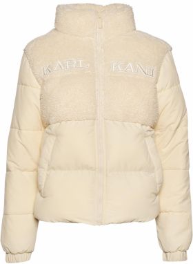 Karl Kani Zimná bunda  piesková / biela