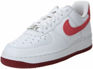 Nike Sportswear Nízke tenisky 'Air Force 1 '07'  červená / biela