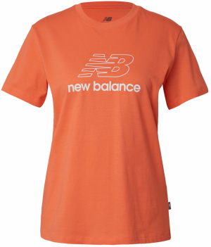 new balance Tričko  oranžovo červená / biela