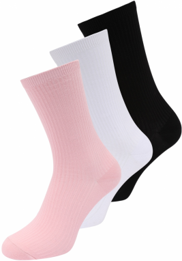 BeckSöndergaard Ponožky 'W.6'  ružová / čierna / biela