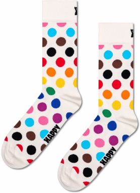 Happy Socks Ponožky 'Pride Dots'  modrá / žltá / červená / biela
