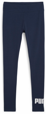 PUMA Športové nohavice 'ESS'  námornícka modrá / biela