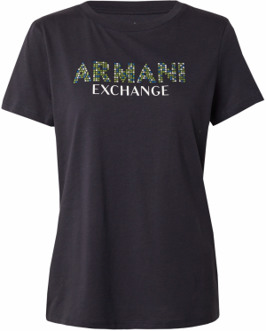 ARMANI EXCHANGE Tričko  modrá / tmavomodrá / zelená / biela