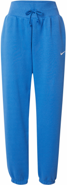 Nike Sportswear Nohavice 'Phoenix Fleece'  kráľovská modrá / biela