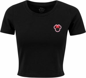 Merchcode Tričko 'Disney 100 Minnie Badge'  ružová / červená / čierna