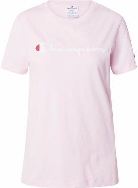 Champion Authentic Athletic Apparel Tričko  pastelovo ružová / červená / biela
